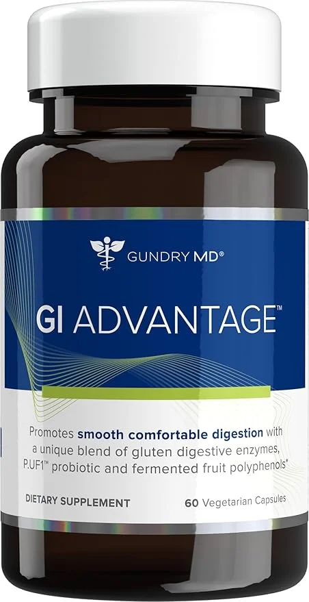 Gundry MD GI Advantage Gut Supplement with Probiotics, Digestive Enzymes, and Super fruit Extracts for Strong Metabolism, Energy, Digestion, and Muscle Support – (30 Servings)